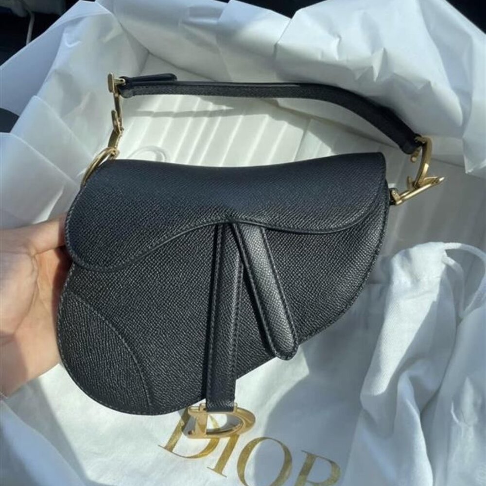 Christian Dior Saddle Bag with strap